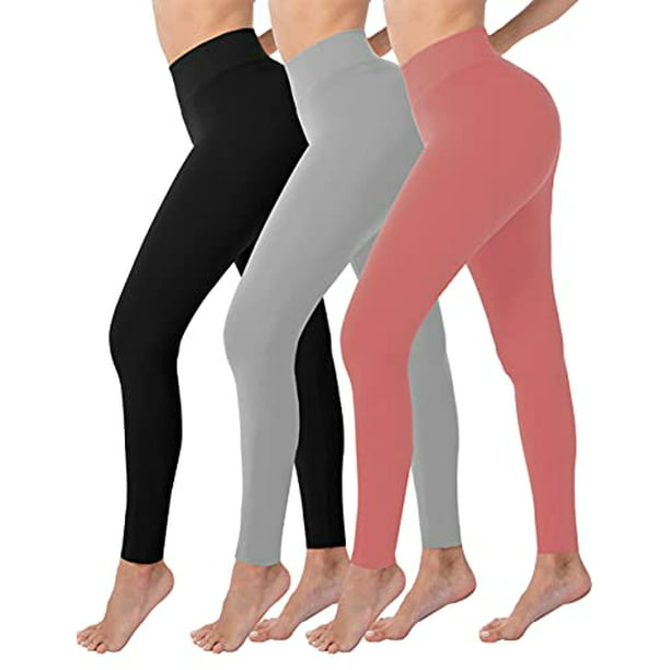 Chiphell High Waist Leggings for Women Tummy Control Workout Running Yoga Pants 3 Pack 